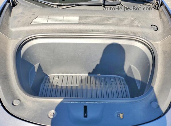 5YJYGDEE7MF197850 2021 TESLA MODEL Gray უკანა სალონის ხედი