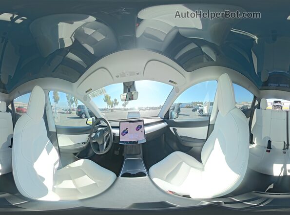 5YJYGDEE7MF197850 2021 TESLA MODEL Gray VIN კოდის სტიკერის ხედი