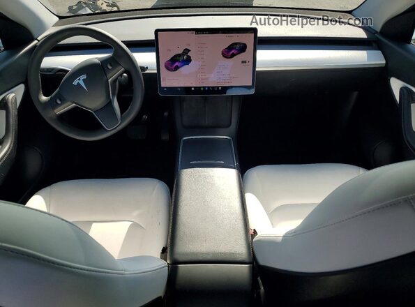 5YJYGDEE7MF197850 2021 TESLA MODEL Gray წინა პანელის ხედი