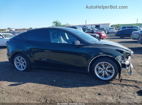 5YJYGDEE7MF257559 2021 TESLA MODEL Y Green წინა პანელის ხედი