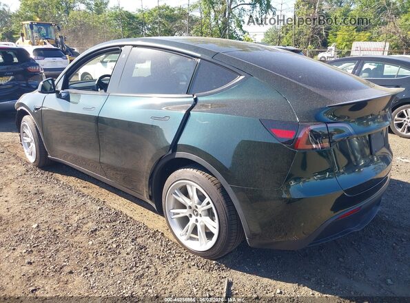 5YJYGDEE7MF257559 2021 TESLA MODEL Y Green უკანა მარცხენა
