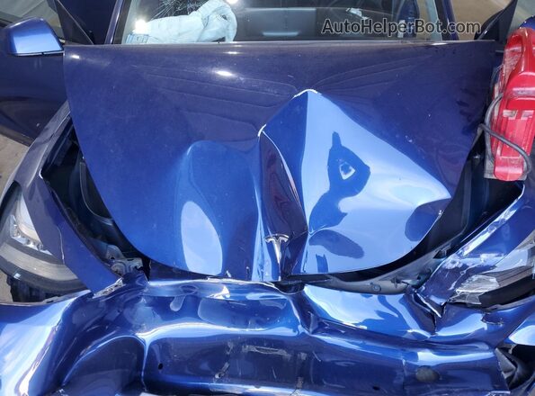 5YJYGDEE8MF069035 2021 TESLA MODEL Blue Вид задньої частини салону