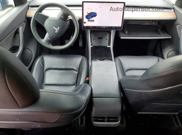 5YJYGDEE8MF074560 2021 TESLA MODEL Blue Առջևի վահանակի տեսք