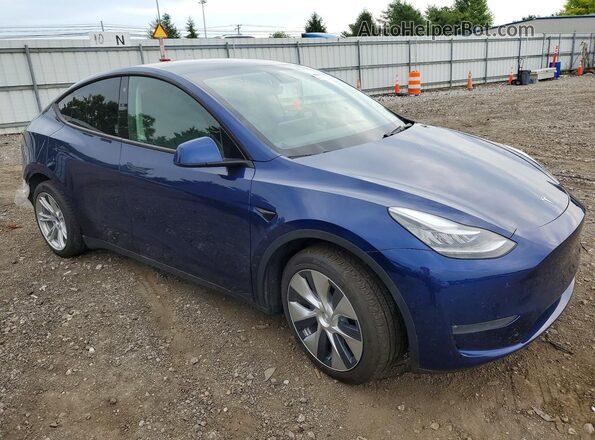5YJYGDEE8MF074560 2021 TESLA MODEL Blue Առջևի աջ