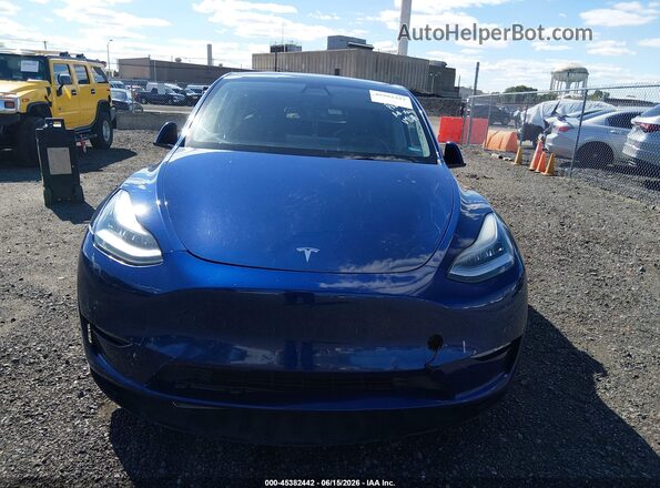 5YJYGDEE8MF094209 2021 TESLA MODEL Y Blue Vista del salpicadero