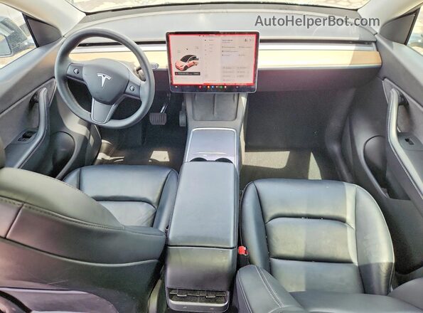 5YJYGDEE8MF139780 2021 TESLA MODEL Black Առջևի վահանակի տեսք