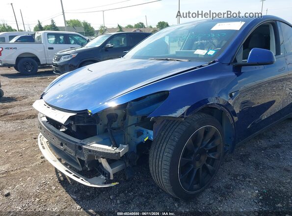 5YJYGDEE8MF265301 2021 TESLA MODEL Y Синий Вид спереди