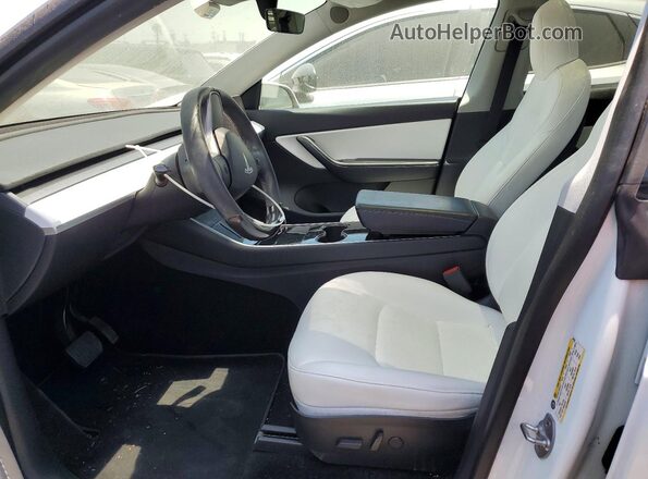 5YJYGDEE9LF034292 2020 TESLA MODEL Белый Вид салона спереди