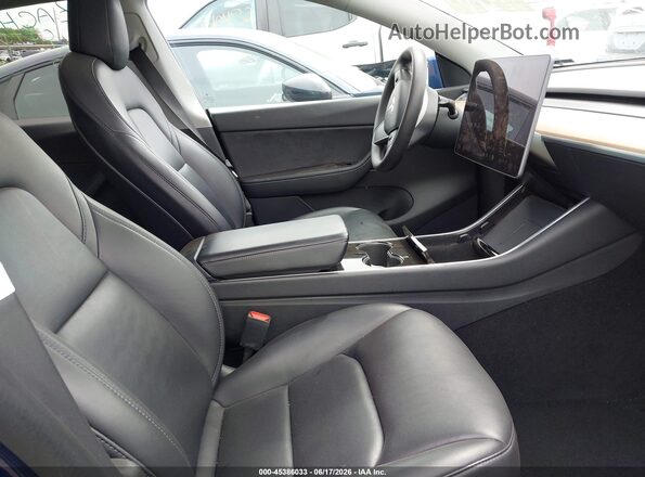 5YJYGDEE9MF070467 2021 TESLA MODEL Y Синий Вид салона спереди