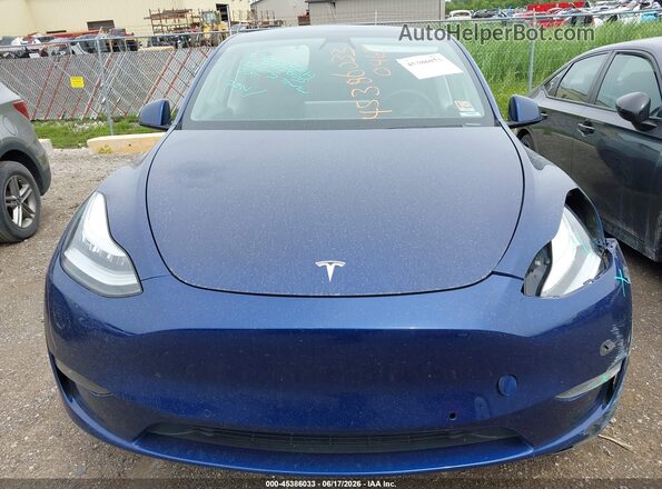 5YJYGDEE9MF070467 2021 TESLA MODEL Y Синий Вид щитка приборов
