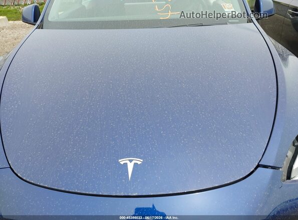 5YJYGDEE9MF070467 2021 TESLA MODEL Y Синий Вид сзади