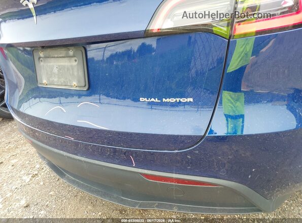 5YJYGDEE9MF070467 2021 TESLA MODEL Y Синий 