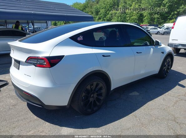 5YJYGDEE9MF139108 2021 TESLA MODEL Y Белый Задняя правая четверть
