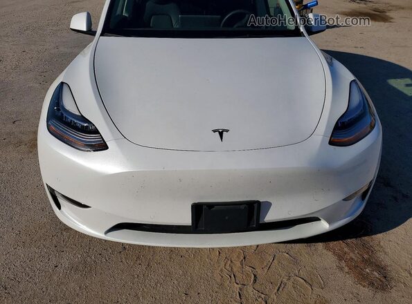 5YJYGDEE9MF285668 2021 TESLA MODEL White Вид підкапотного простору