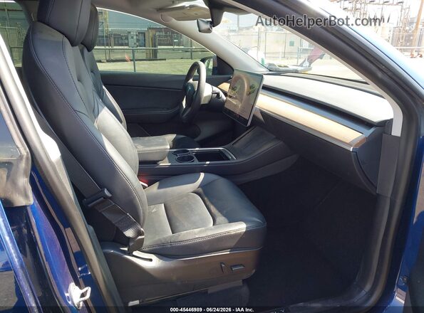 5YJYGDEE9MF287646 2021 TESLA MODEL Y Blue Սալոնի դիմացի տեսք