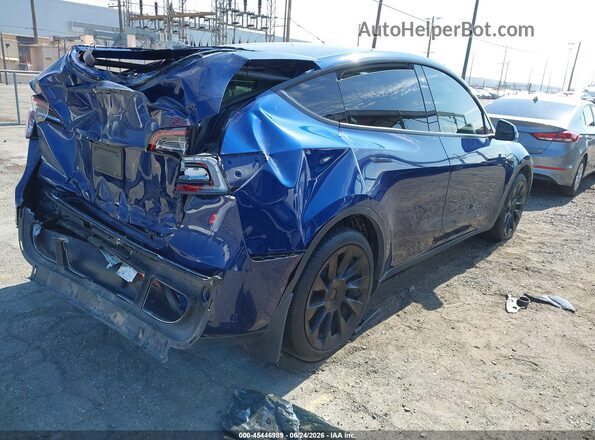 5YJYGDEE9MF287646 2021 TESLA MODEL Y Blue Հետևի աջ