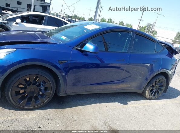 5YJYGDEE9MF287646 2021 TESLA MODEL Y Blue Սալոնի հետևի տեսք