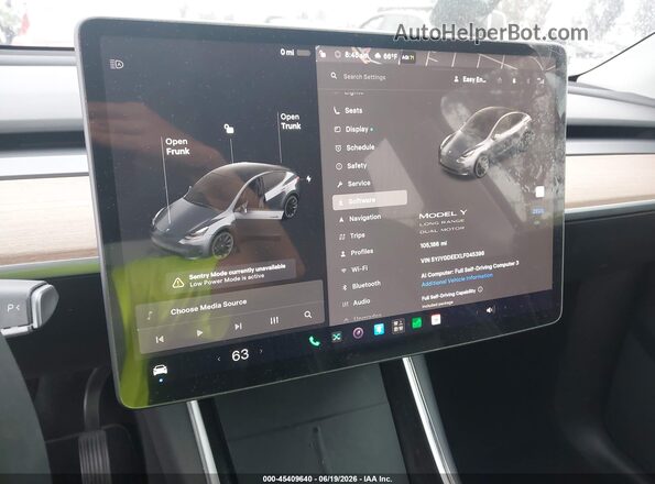 5YJYGDEEXLF045396 2020 TESLA MODEL Y Серый 
