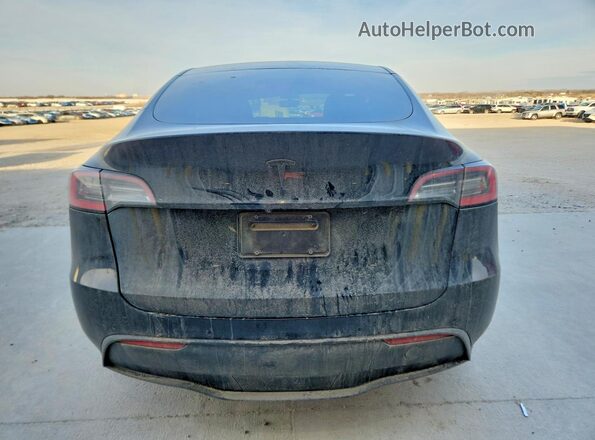 5YJYGDEEXMF097161 2021 TESLA MODEL Black Widok z tyłu