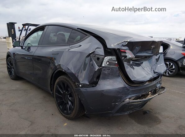 5YJYGDEEXMF285596 2021 TESLA MODEL Y Серый Задняя левая четверть