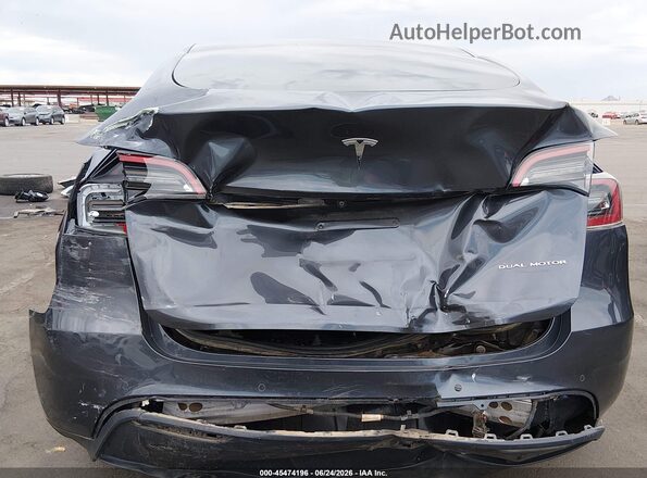5YJYGDEEXMF285596 2021 TESLA MODEL Y Серый Вид спереди