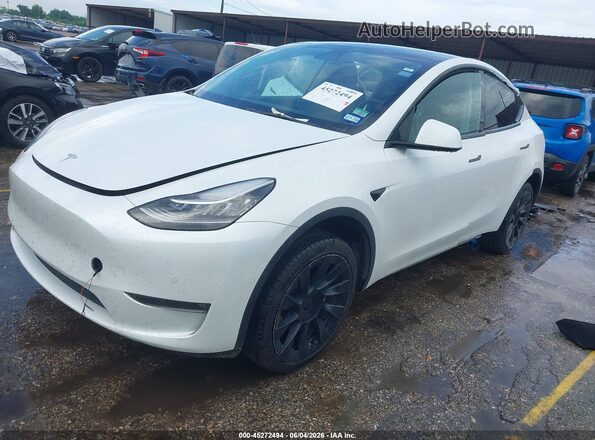 5YJYGDEEXMF306236 2021 TESLA MODEL Y White Przód lewy