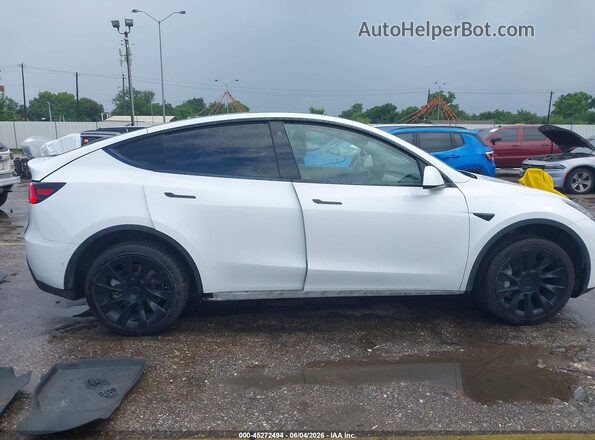 5YJYGDEEXMF306236 2021 TESLA MODEL Y White Widok zestawu wskaźników