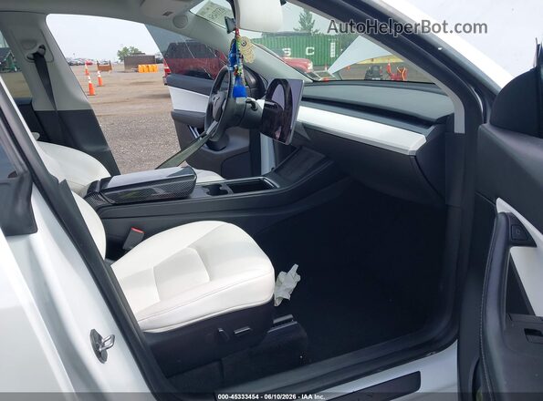 5YJYGDEF0MF250736 2021 TESLA MODEL Y White Սալոնի դիմացի տեսք