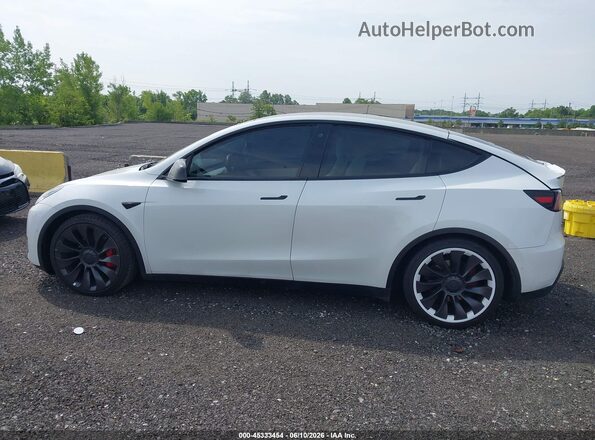 5YJYGDEF0MF250736 2021 TESLA MODEL Y White Սալոնի հետևի տեսք