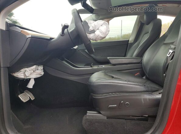 5YJYGDEF2MF072389 2021 TESLA MODEL Red Vista interior delantera