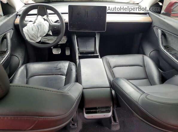 5YJYGDEF2MF072389 2021 TESLA MODEL Red Vista del salpicadero