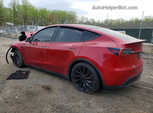 5YJYGDEF2MF072389 2021 TESLA MODEL Red Trasero izquierdo