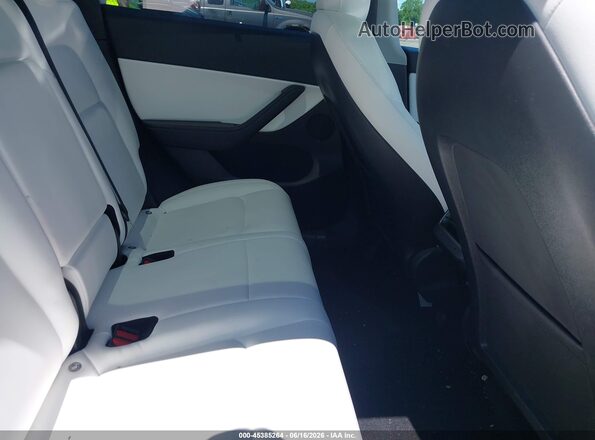 5YJYGDEF5MF178576 2021 TESLA MODEL Y White VIN კოდის სტიკერის ხედი