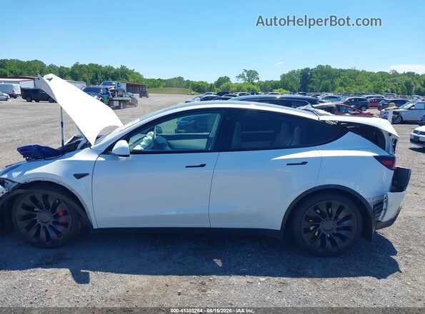 5YJYGDEF5MF178576 2021 TESLA MODEL Y White ხელსაწყოთა პანელის ხედი