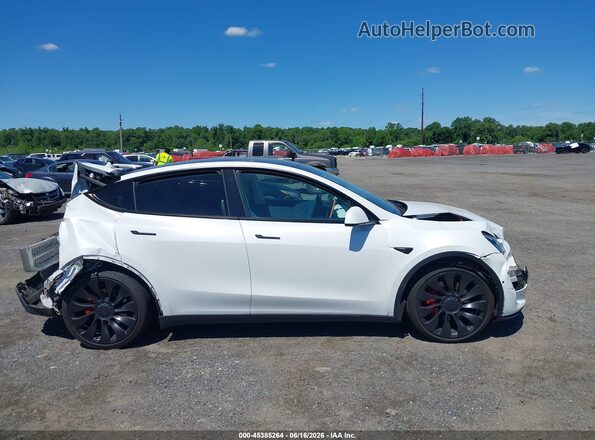 5YJYGDEF5MF178576 2021 TESLA MODEL Y White წინა პანელის ხედი