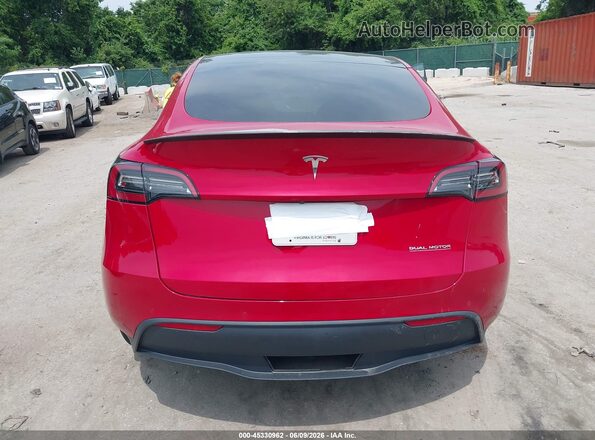 5YJYGDEF6MF259327 2021 TESLA MODEL Y Red 