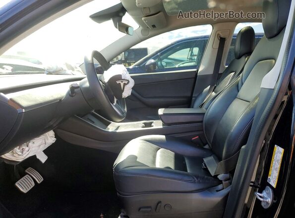 5YJYGDEF7LF014096 2020 TESLA MODEL Black Սալոնի դիմացի տեսք