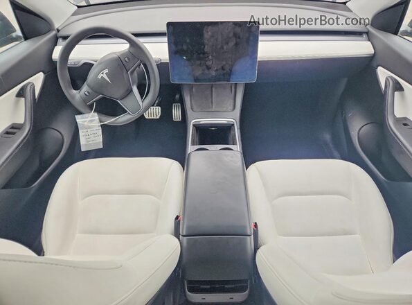 5YJYGDEF7MF264021 2021 TESLA MODEL Black წინა პანელის ხედი