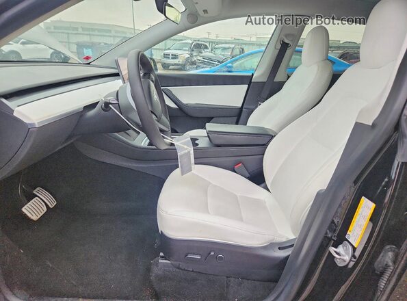 5YJYGDEF7MF264021 2021 TESLA MODEL Black წინა სალონის ხედი