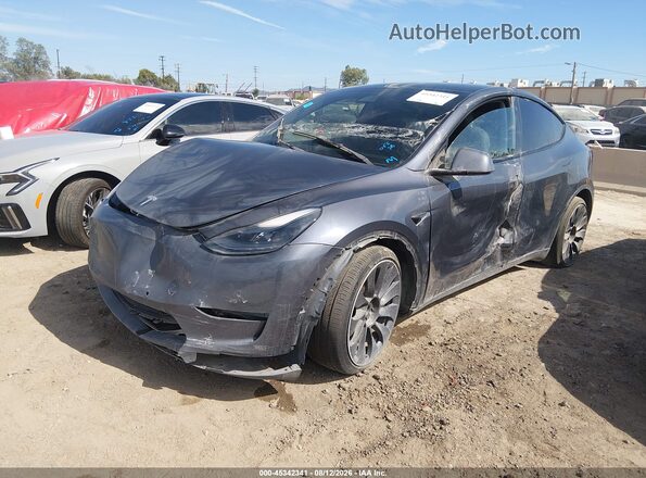 5YJYGDEF7MF277514 2021 TESLA MODEL Y Серый Передняя левая четверть