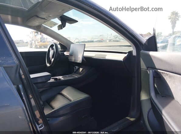 5YJYGDEF7MF277514 2021 TESLA MODEL Y Серый Вид салона спереди