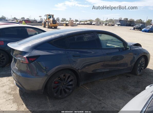 5YJYGDEF7MF277514 2021 TESLA MODEL Y Серый Вид щитка приборов