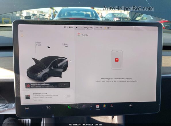 5YJYGDEF7MF277514 2021 TESLA MODEL Y Серый 