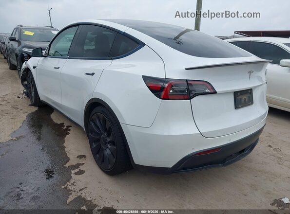5YJYGDEF7MF298251 2021 TESLA MODEL Y White Rear left