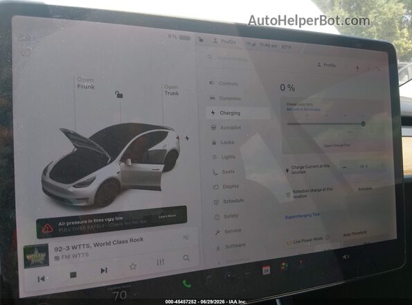 5YJYGDEF8LF037516 2020 TESLA MODEL Y Белый 