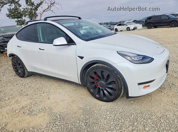 5YJYGDEF9LF003388 2020 TESLA MODEL White Delantero derecho