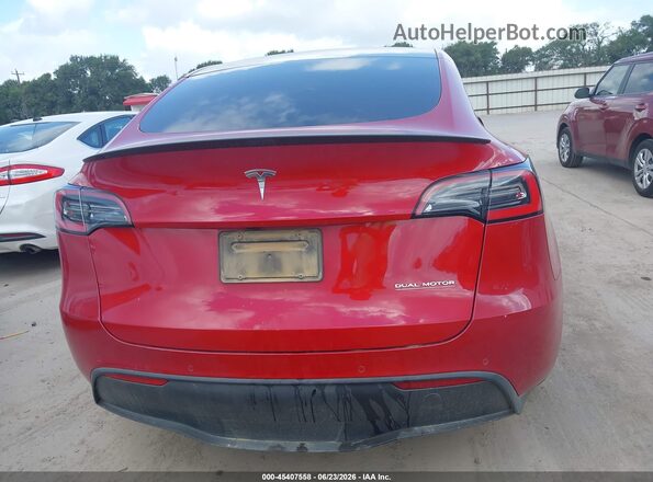 5YJYGDEF9LF039680 2020 TESLA MODEL Y Red 