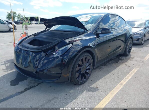 5YJYGDEF9MF157682 2021 TESLA MODEL Y Black Передня ліва чверть
