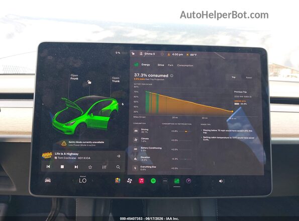 5YJYGDEF9MF157682 2021 TESLA MODEL Y Black 