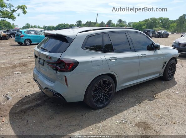 5YM13EC00N9N32413 2022 BMW X3 Gray Trasero derecho